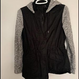 Black and grey jacket